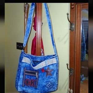 Ladies vintage Denim purse bag